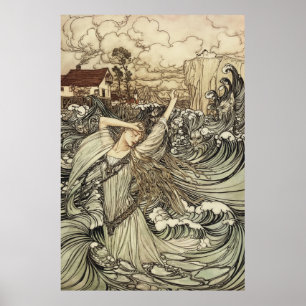 Undine von Arthur Rackham Poster