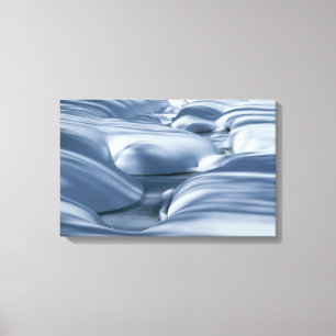 Unduldige Schneebänke und Frostströme Leinwanddruck