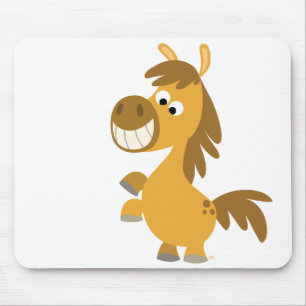 Undurchdringlicher Cartoon Pony Mousepad