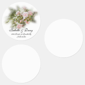 Undurchlässige, runde Etiketten