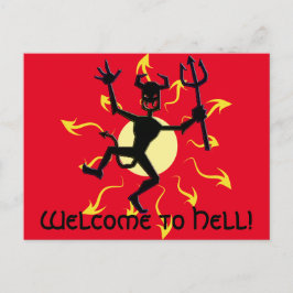 Undurchsichtige Indikation Magickal Fire Devil Pro Postkarte