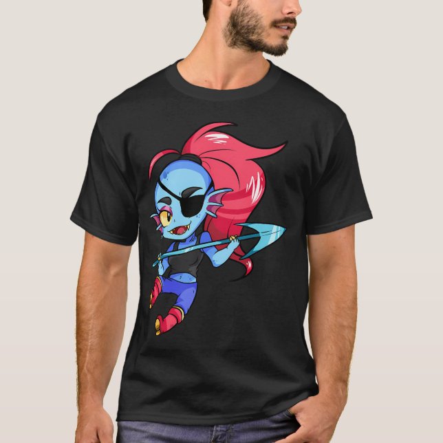 Undyne T-Shirt (Vorderseite)