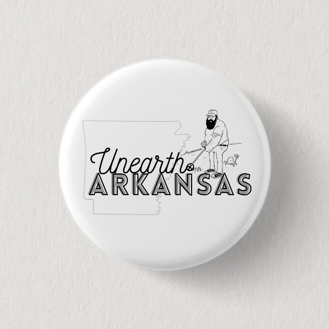 Unearth Arkansas Button (Vorderseite)