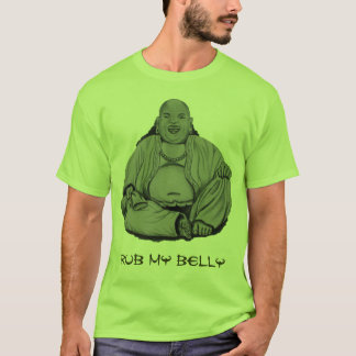 Unebenheits-Buddha-Bauch T-Shirt
