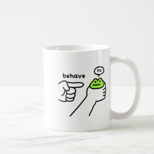 Unehrlicher Frosch Lustiger Frosch Meme Benehmen N Kaffeetasse