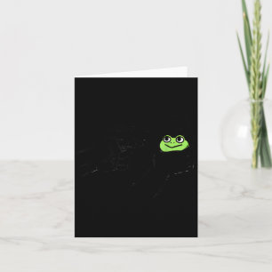 Unehrlicher Frosch Lustiger Frosch Meme Benehmen N Karte