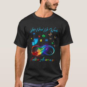 Unendlich Herzinfarkt Liebe Autismus Bewusstsein b T-Shirt