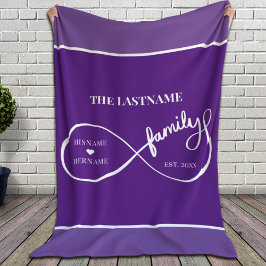 Unendlich Personalisiert Familienname und Est. Dat Sherpadecke