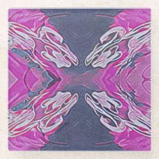 unendlich verflochten glasuntersetzer