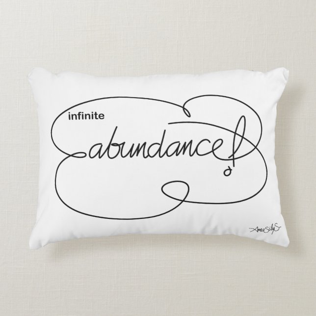 Unendliche ABUNDANCE - kühne Cloud Dekokissen (Vorderseite)