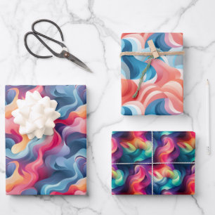 Unendliche Echos: Design endloser Reflektionen Geschenkpapier Set