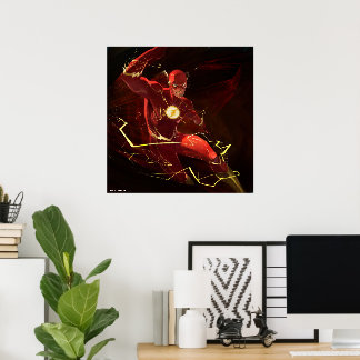 Unendliche Flash-Illustration zur Krise Poster