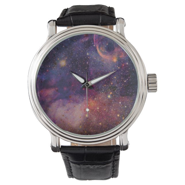 Unendliche Galaxy  Armbanduhr (Vorderseite)