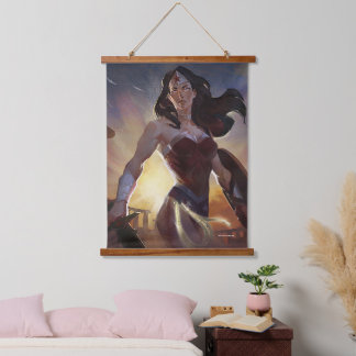 Unendliche Illustration über das Wunder der Frau i Wandteppich Mit Holzrahmen