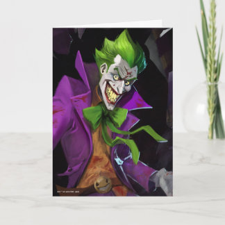 Unendliche Illustration über den Joker einer Krise Karte