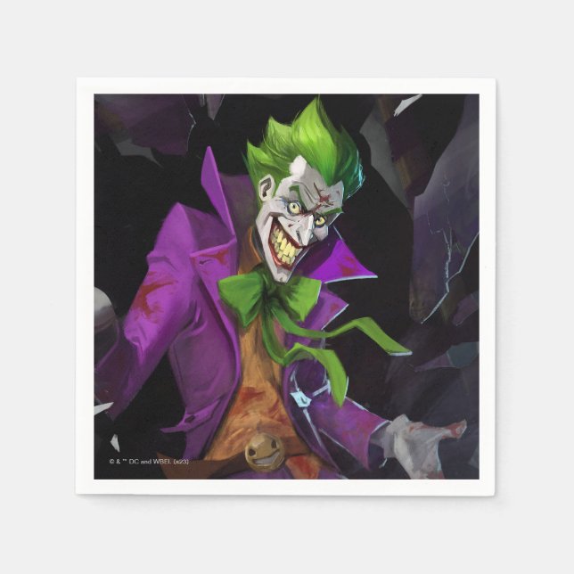 Unendliche Illustration über den Joker einer Krise Serviette (Vorderseite)