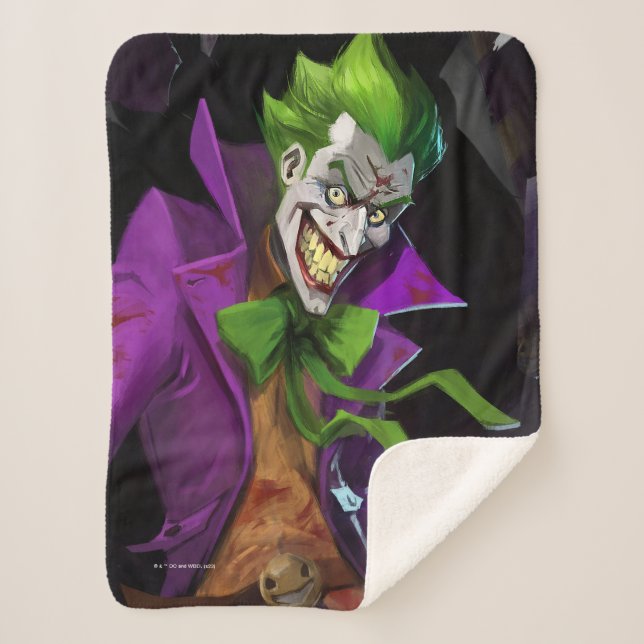 Unendliche Illustration über den Joker einer Krise Sherpadecke (Vorderseite)