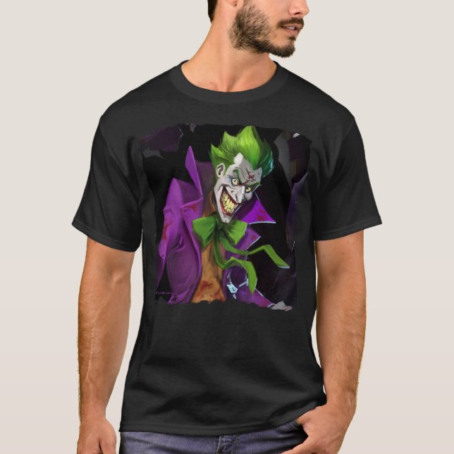 Unendliche Illustration über den Joker einer Krise T-Shirt (Vorderseite)