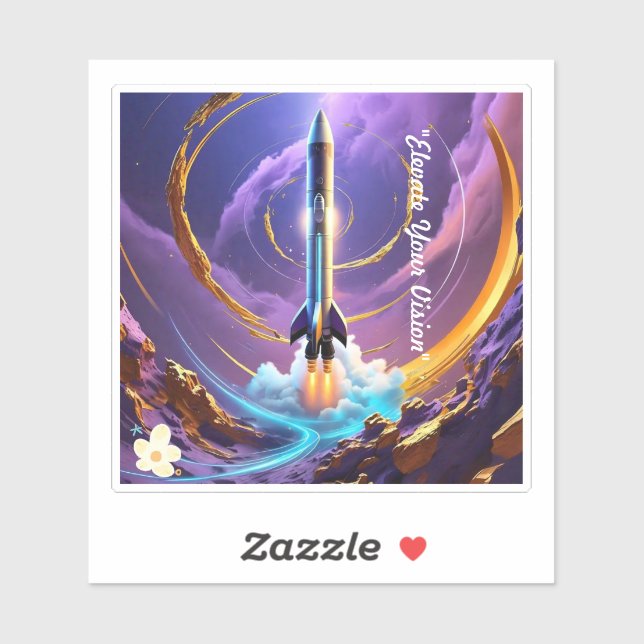 "Unendliche kosmische Möglichkeiten" Aufkleber (Blatt)