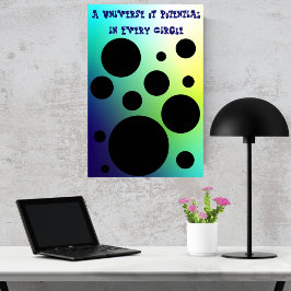 Unendliche Kreise: Ein Universum des Potenzials Poster