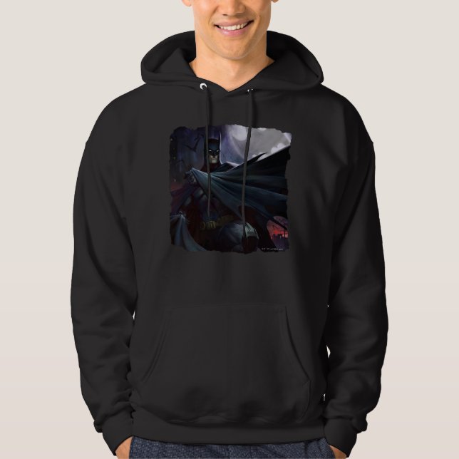 Unendliche Krise Batman Illustration Hoodie (Vorderseite)