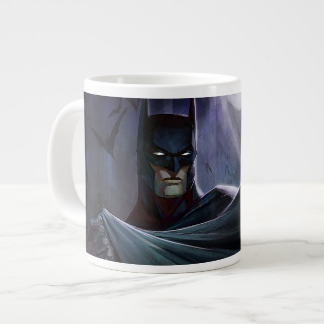 Unendliche Krise Batman Illustration Jumbo-Tasse (Vorderseite Links)