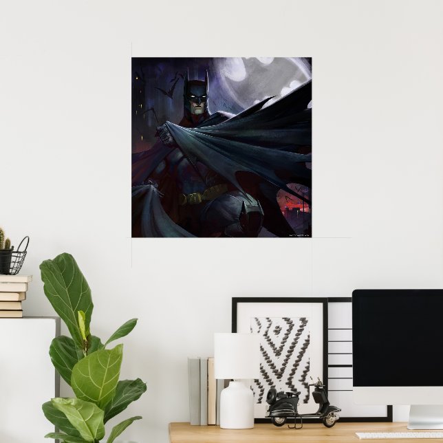 Unendliche Krise Batman Illustration Poster (Heimbüro)