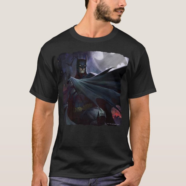Unendliche Krise Batman Illustration T-Shirt (Vorderseite)