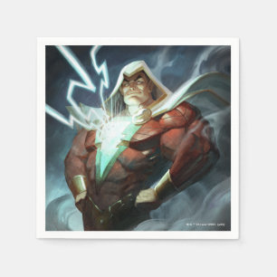 Unendliche Krise Shazam Illustration Serviette