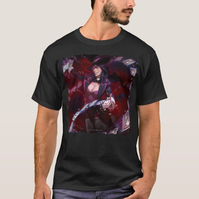 Unendliche Krise Zatanna Illustration T-Shirt (Vorderseite)