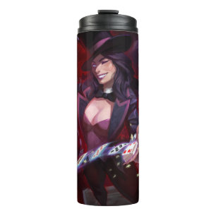 Unendliche Krise Zatanna Illustration Thermosbecher