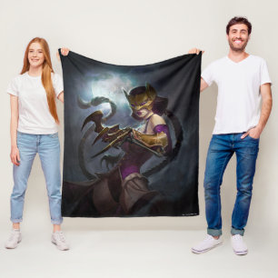 Unendliche Krisen Gaslight Catwoman Illustration Fleecedecke