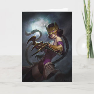 Unendliche Krisen Gaslight Catwoman Illustration Karte