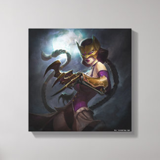 Unendliche Krisen Gaslight Catwoman Illustration Leinwanddruck