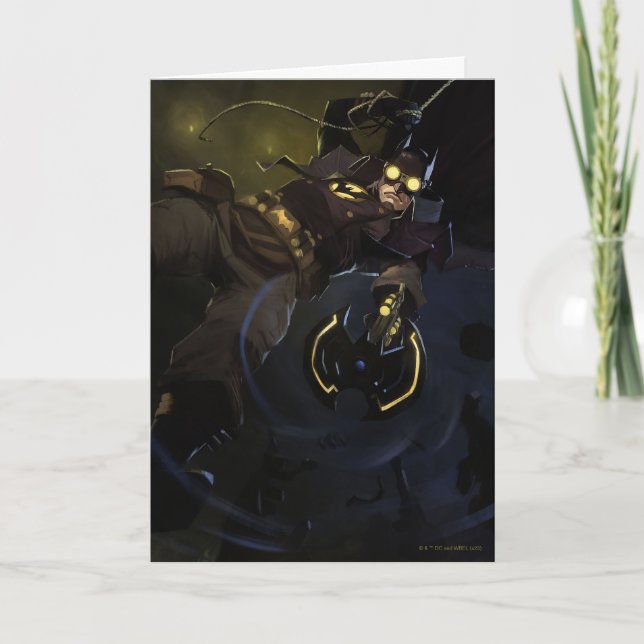 Unendliche Krisenleuchte Batman Illustration Karte (Vorderseite)