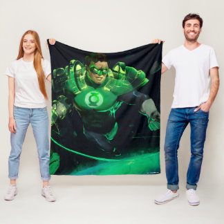 Unendliche Kritikkrise Grüne Laterne Illustration Fleecedecke
