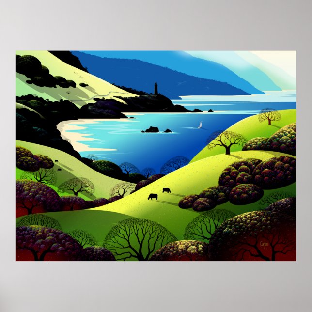 Unendliche Küste Poster (Vorne)