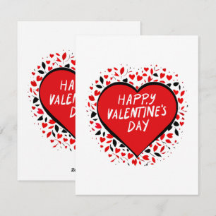 Unendliche Liebe am Valentinstag Feiertagskarte