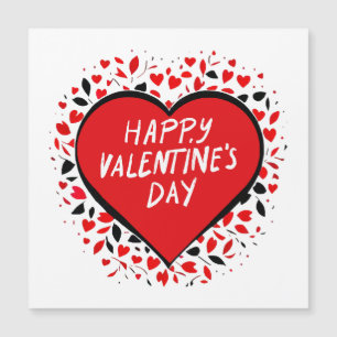 Unendliche Liebe am Valentinstag Magnetkarte