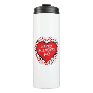 Unendliche Liebe am Valentinstag Thermosbecher