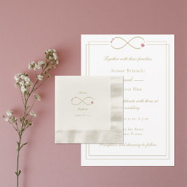 Unendliche Liebe Doppeltes Glück Chinesische Hochz Serviette