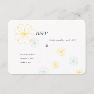 Unendliche Liebe Hochzeit RSVP Karte