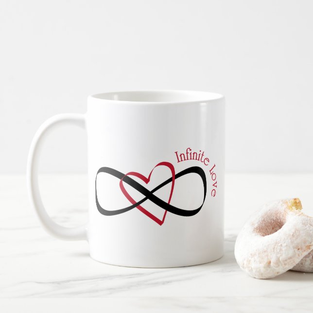 Unendliche Liebe Kaffeetasse (Mit Donut)