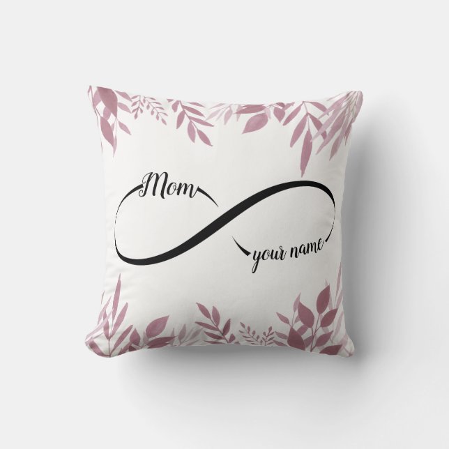 Unendliche Liebe Mama Geschenk Kissen (Vorderseite)