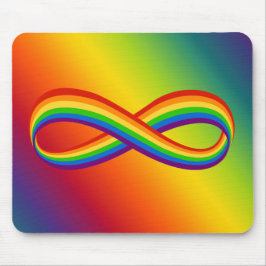 Unendliche Liebe Symbol Rainbow Cool Unendlichkeit Mousepad