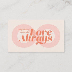 Unendliche Liebe und Docket Visitenkarte