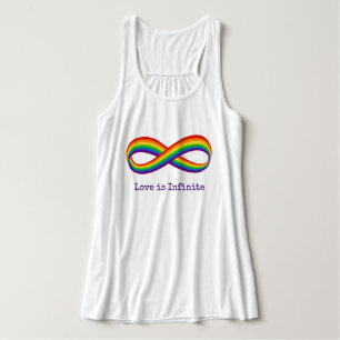 Unendliche Rainbow-Liebe Symbol Benutzerdefinierte Tank Top