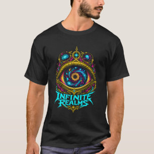 Unendliche Reiche Cosmic Eye Grafik Herren T-Shirt