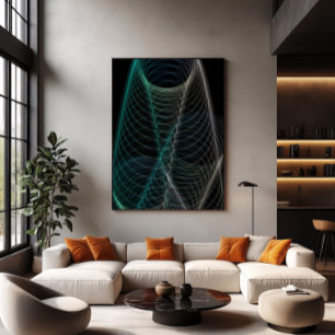 Unendliche Spiralen Leinwanddruck