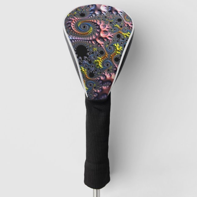 Unendliche Spiralenreiche Golf Headcover (Vorderseite)